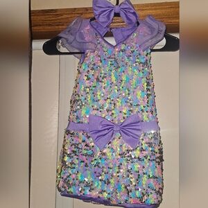 Weissman Style 13871 Intermediate Child (7/8) Sequin Dance Costume